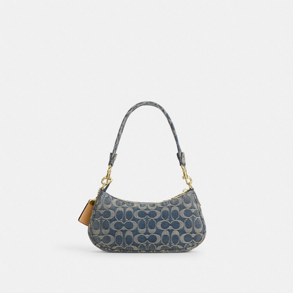 ASHTON BAG IN SIGNATURE REGENERATIVE COTTON DENIM
