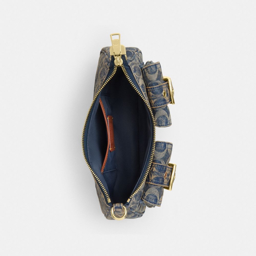 ASHTON BAG IN SIGNATURE REGENERATIVE COTTON DENIM
