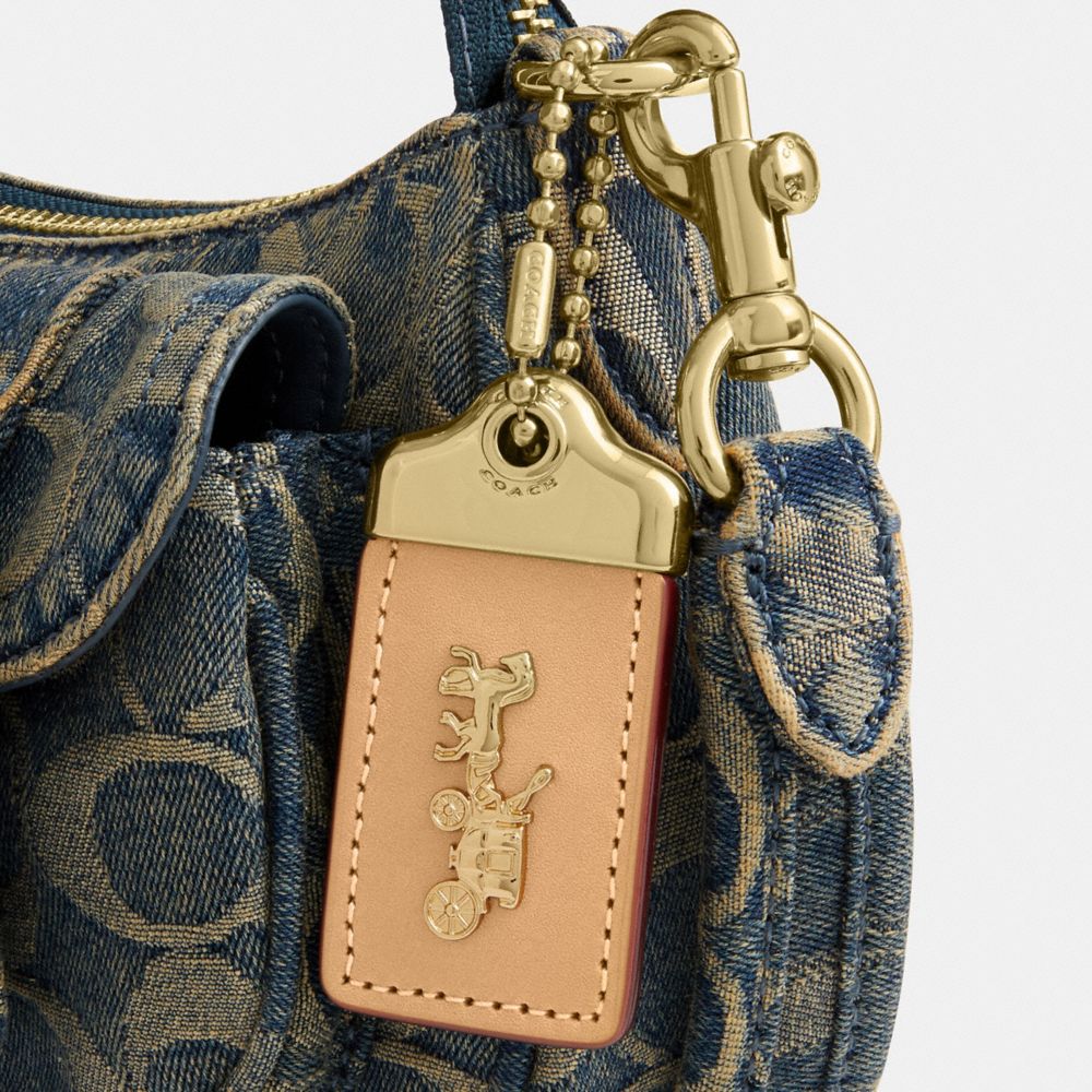 ASHTON BAG IN SIGNATURE REGENERATIVE COTTON DENIM