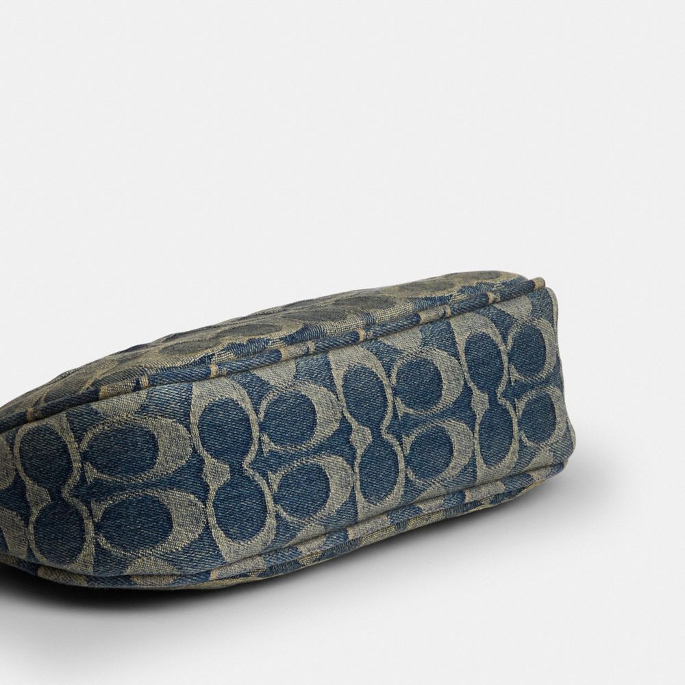TERI MINI CROSSBODY BAG IN SIGNATURE REGENERATIVE COTTON DENIM
