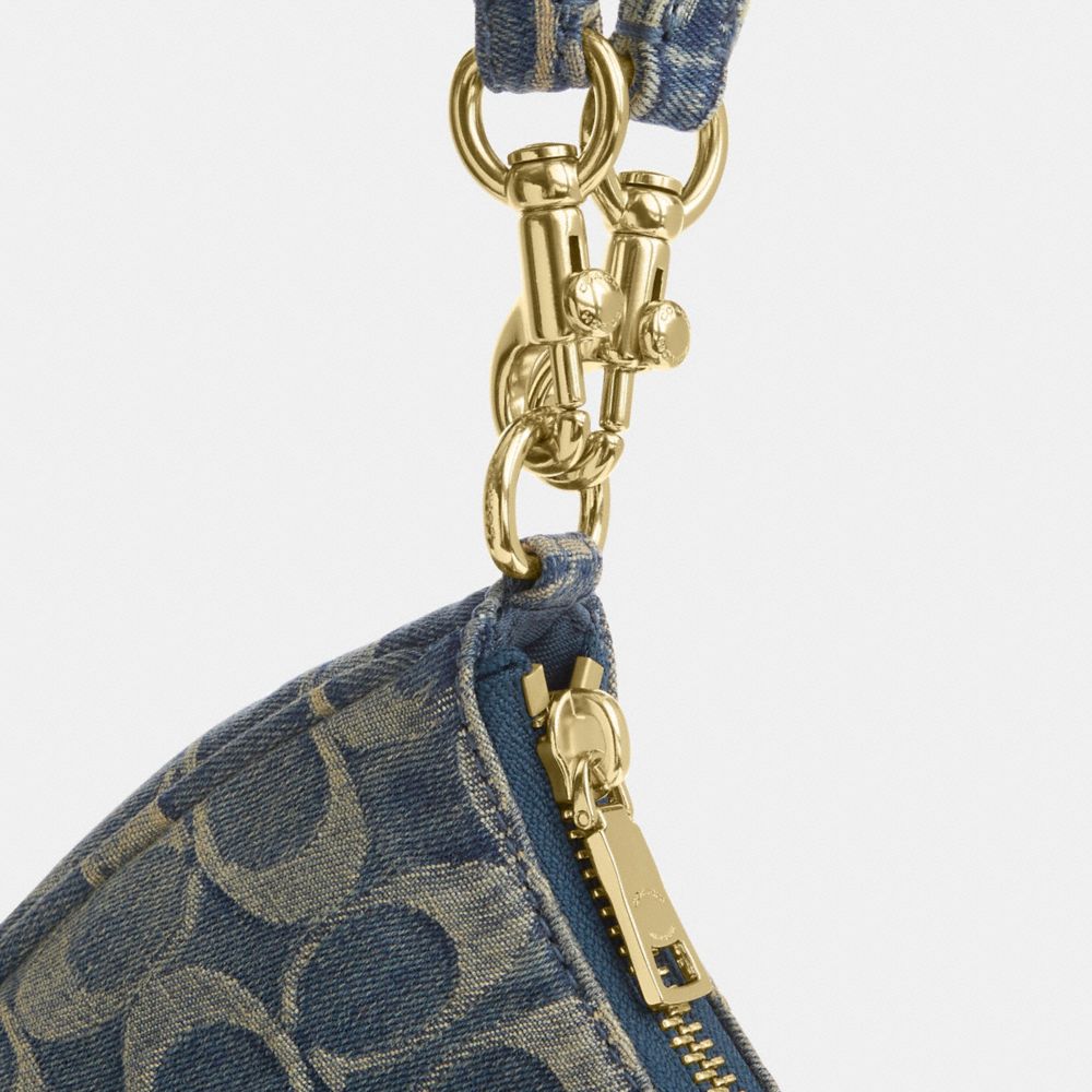 TERI MINI CROSSBODY BAG IN SIGNATURE REGENERATIVE COTTON DENIM
