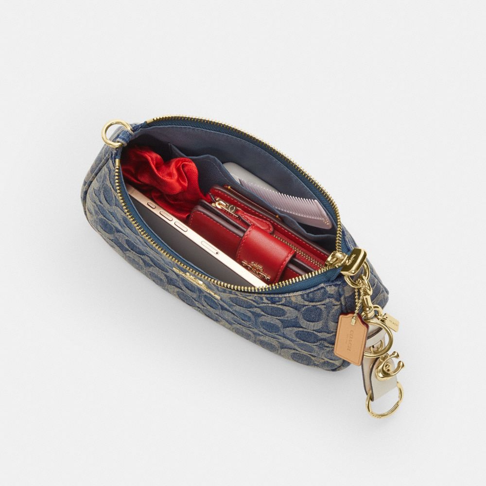 TERI SHOULDER BAG IN SIGNATURE REGENERATIVE COTTON DENIM
