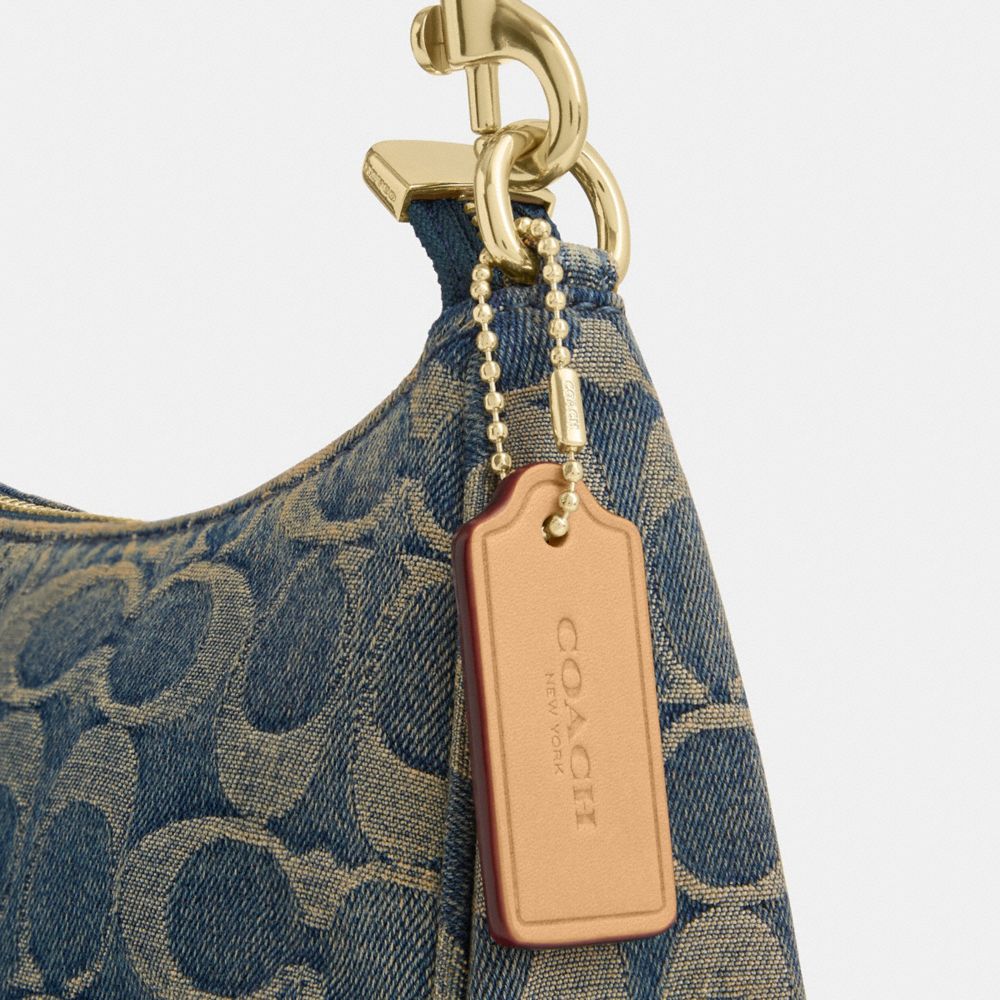 TERI SHOULDER BAG IN SIGNATURE REGENERATIVE COTTON DENIM