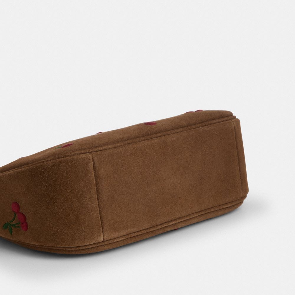 TERI SHOULDER BAG WITH CHERRY EMBROIDERY