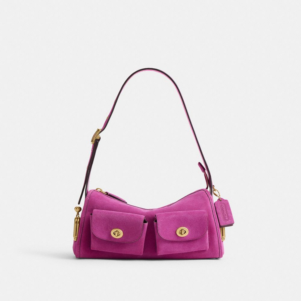 COACH®,Turnlock Haversack Bag 27,,Front View