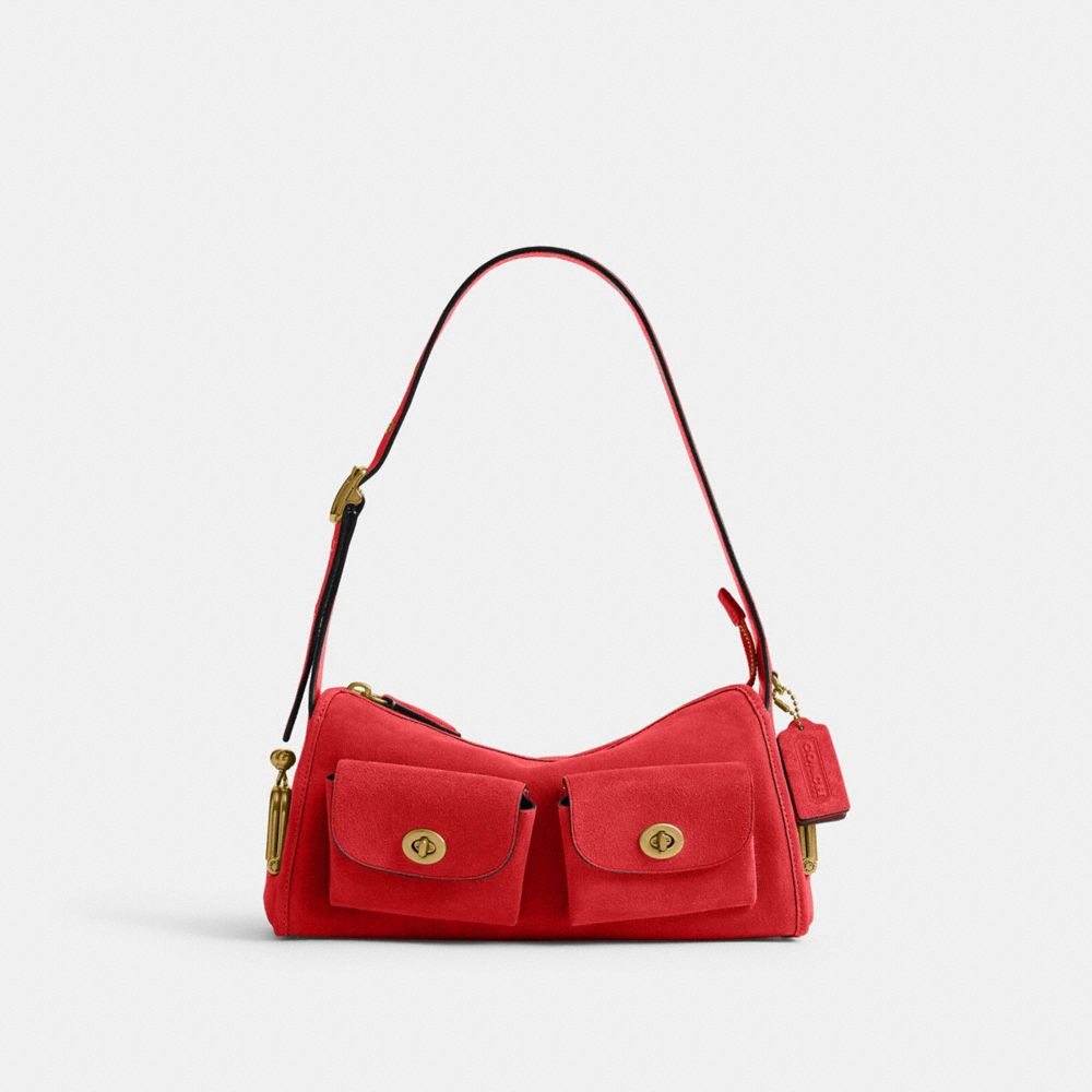 COACH&reg;,Turnlock Haversack Bag 27,,Front View