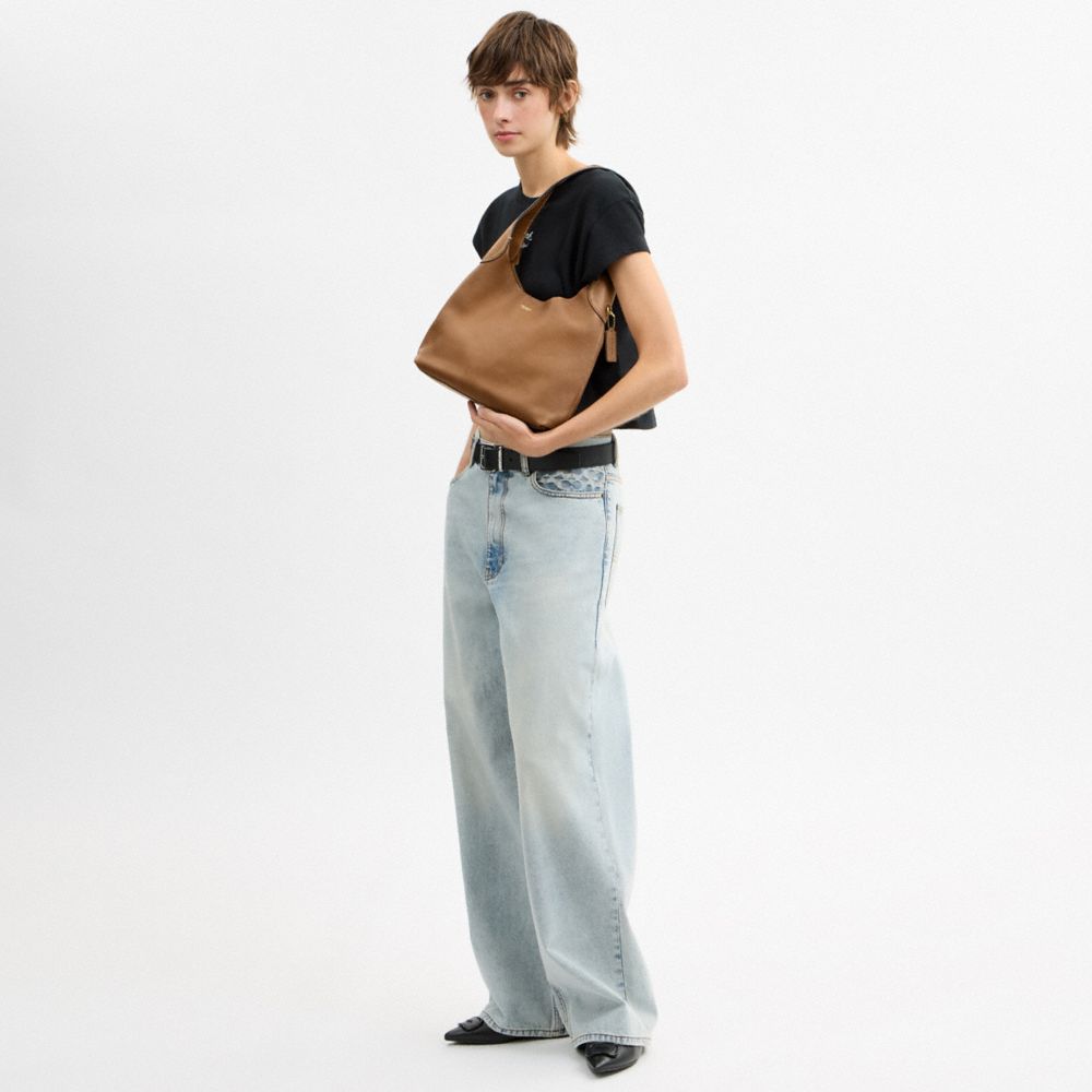 BROOKLYN SHOULDER BAG 28 IN LOVED LEATHER