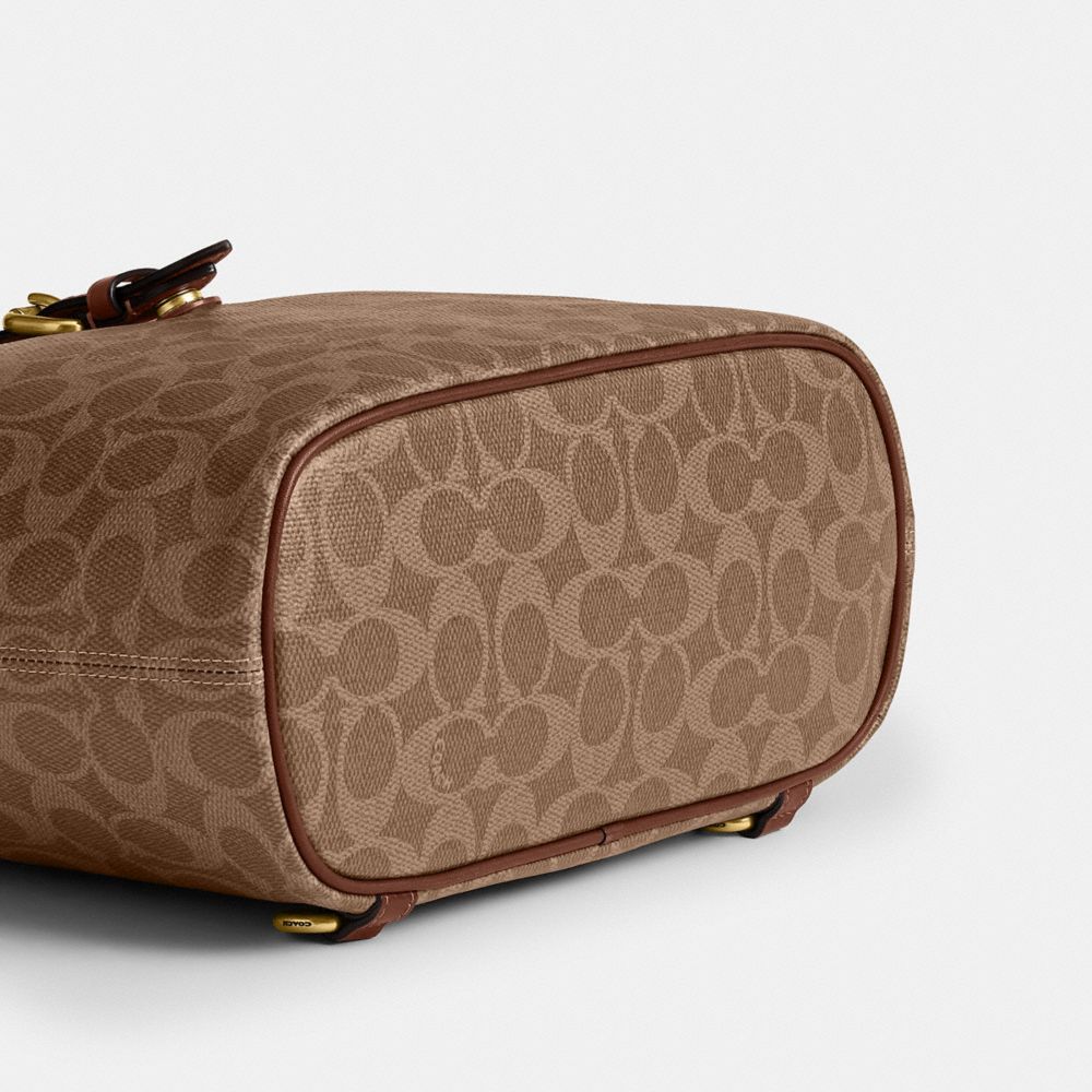 PATH BACKPACK IN SIGNATURE CANVAS