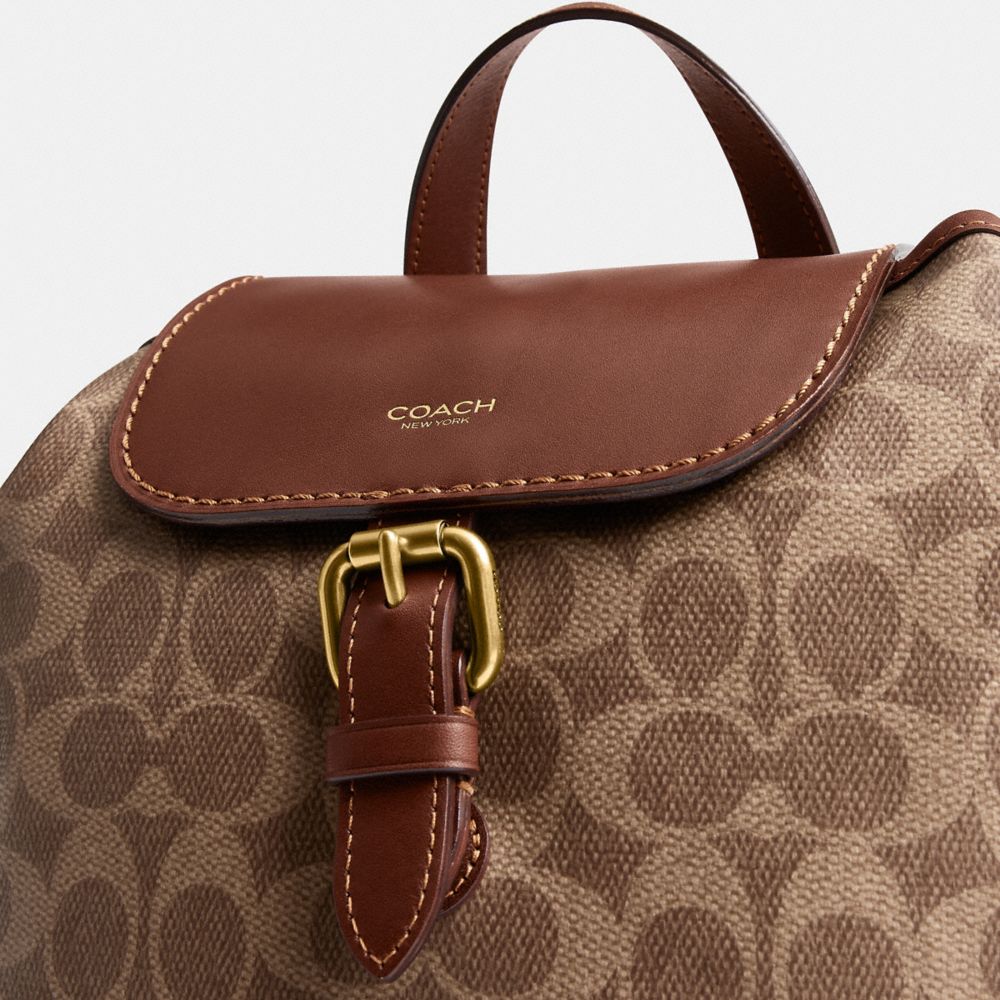 PATH BACKPACK IN SIGNATURE CANVAS