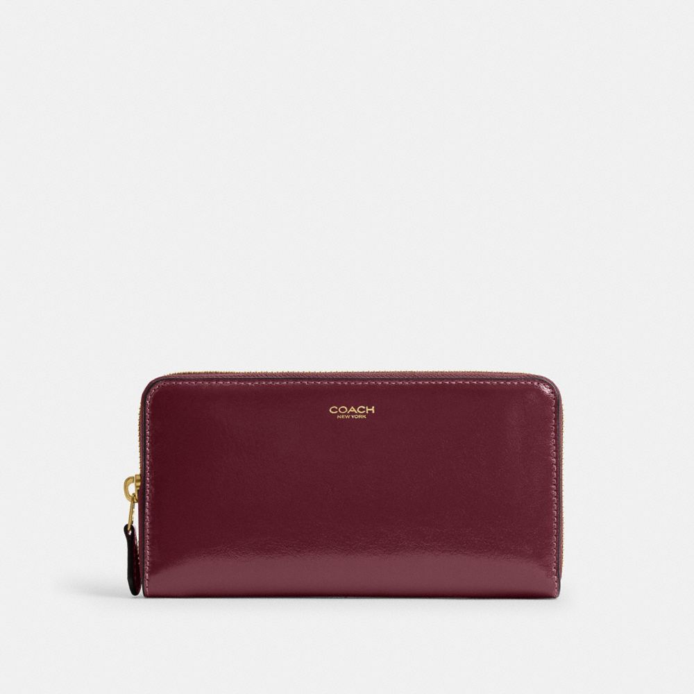 COACH®,New York Accordion Zip Wallet,,Front View