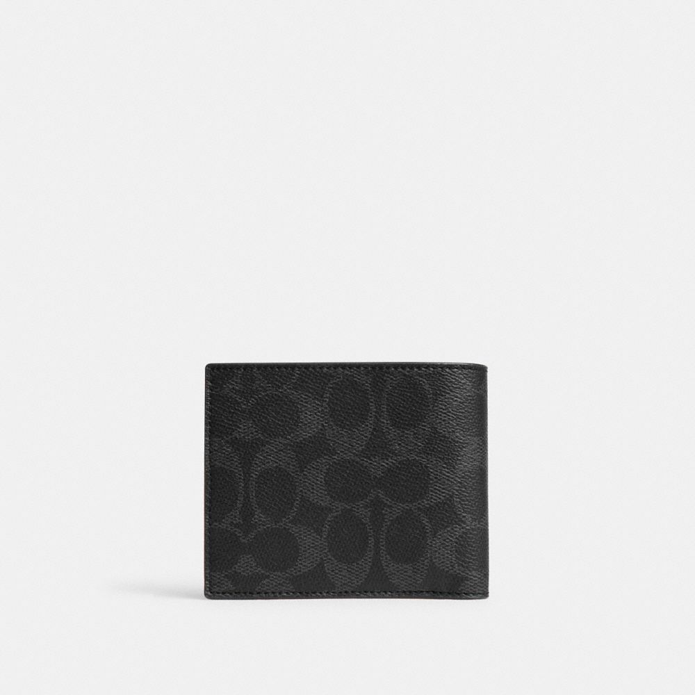 經典 SIGNATURE UPCRAFTED 皮革貼紙印花零錢皮夾