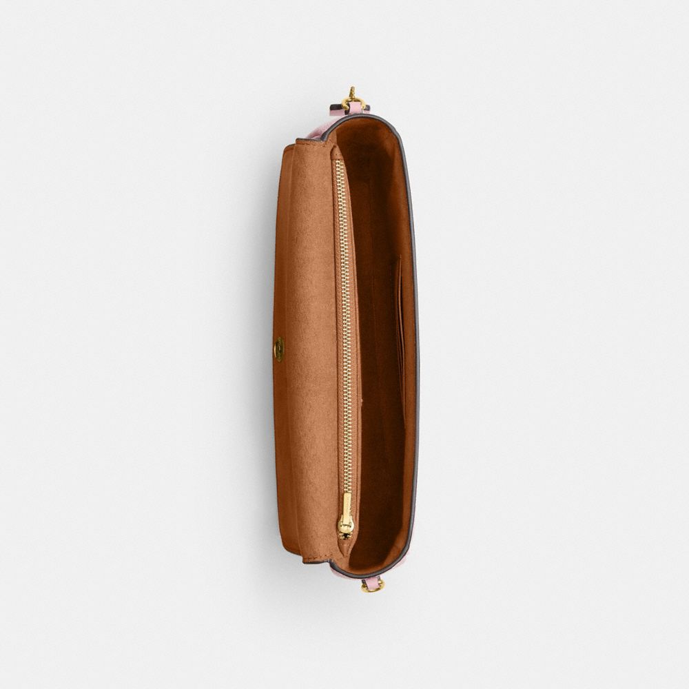 BOXED BROOK FLAP CHAIN BAG IN SIGNATURE CANVAS