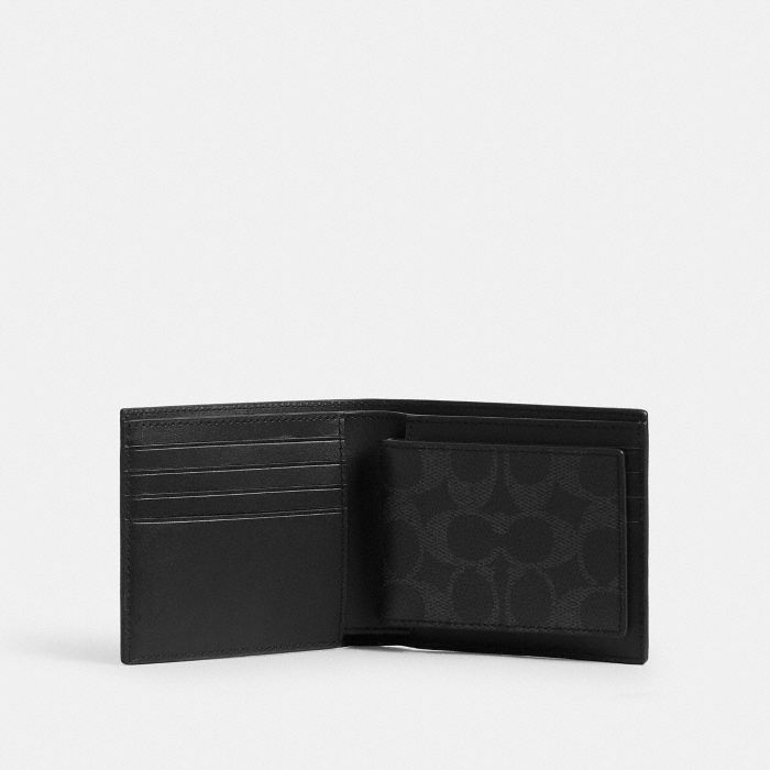 經典 SIGNATURE UPCRAFTED 皮革貼紙印花三合一皮夾