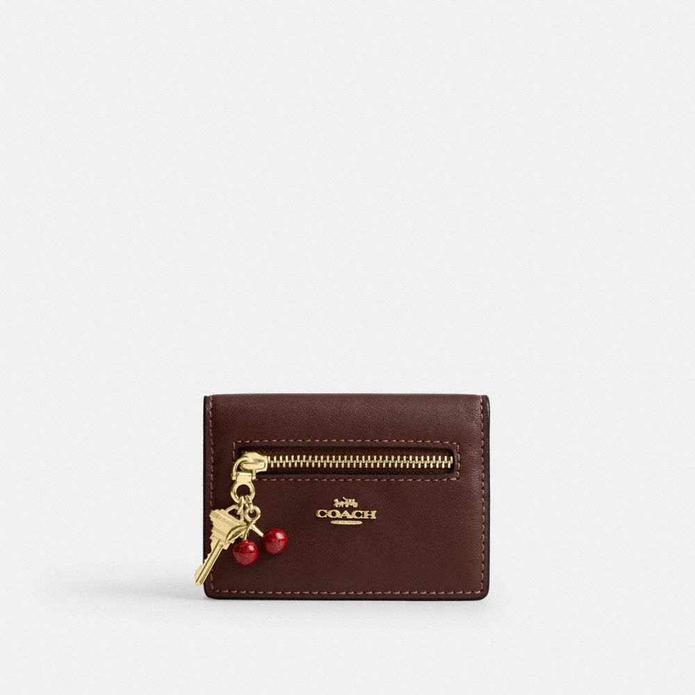 COACH®,Card Case With Charms,,Front View