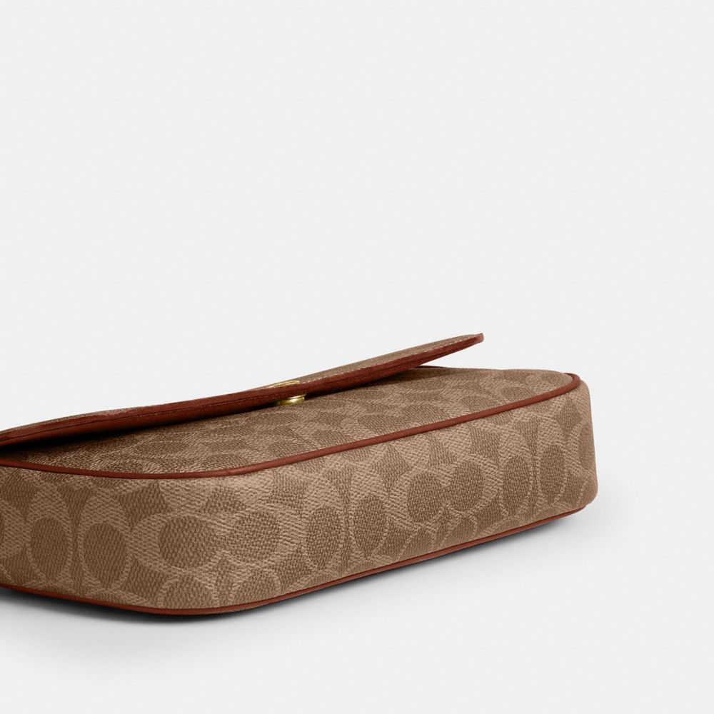 BROOK FLAP CHAIN BAG IN SIGNATURE UPCRAFTEDLEATHER