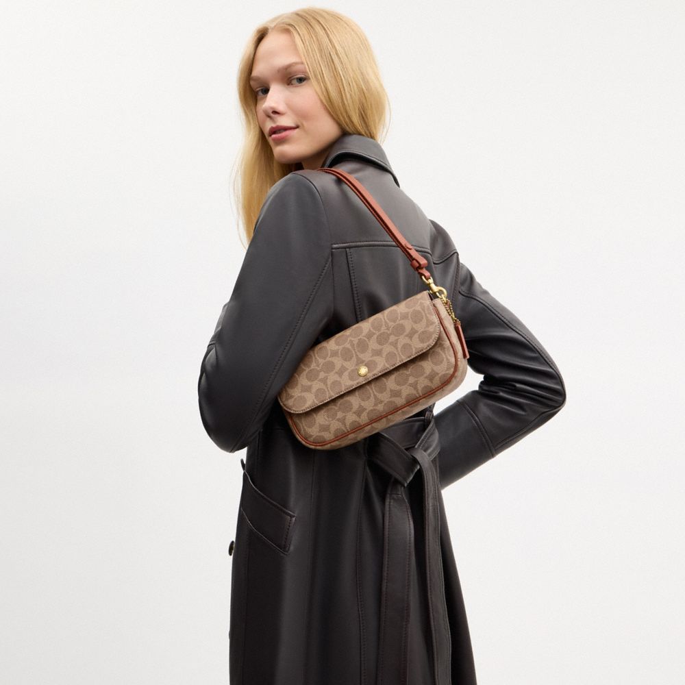 BROOK FLAP CHAIN BAG IN SIGNATURE UPCRAFTEDLEATHER