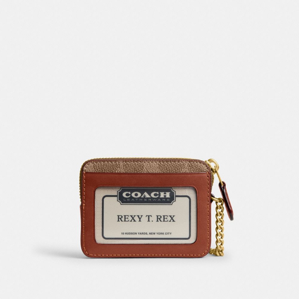 ESSENTIAL CHAIN CARD CASE IN SIGNATURE UPCRAFTEDLEATHER