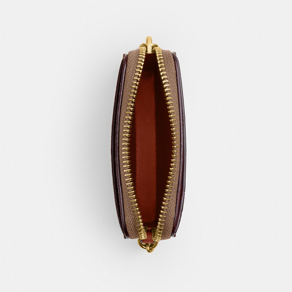 ESSENTIAL CHAIN CARD CASE IN SIGNATURE UPCRAFTEDLEATHER