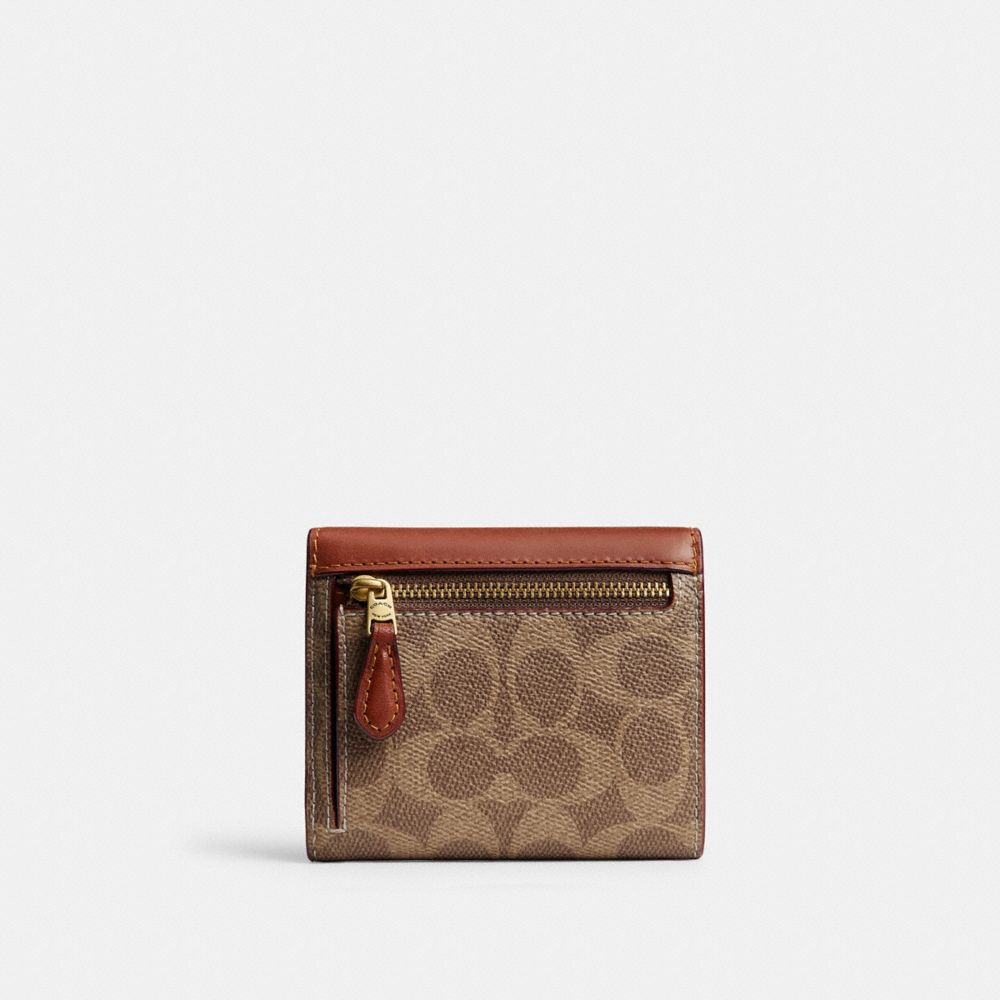 MILA SMALL FLAP WALLET IN SIGNATURE UPCRAFTEDLEATHER