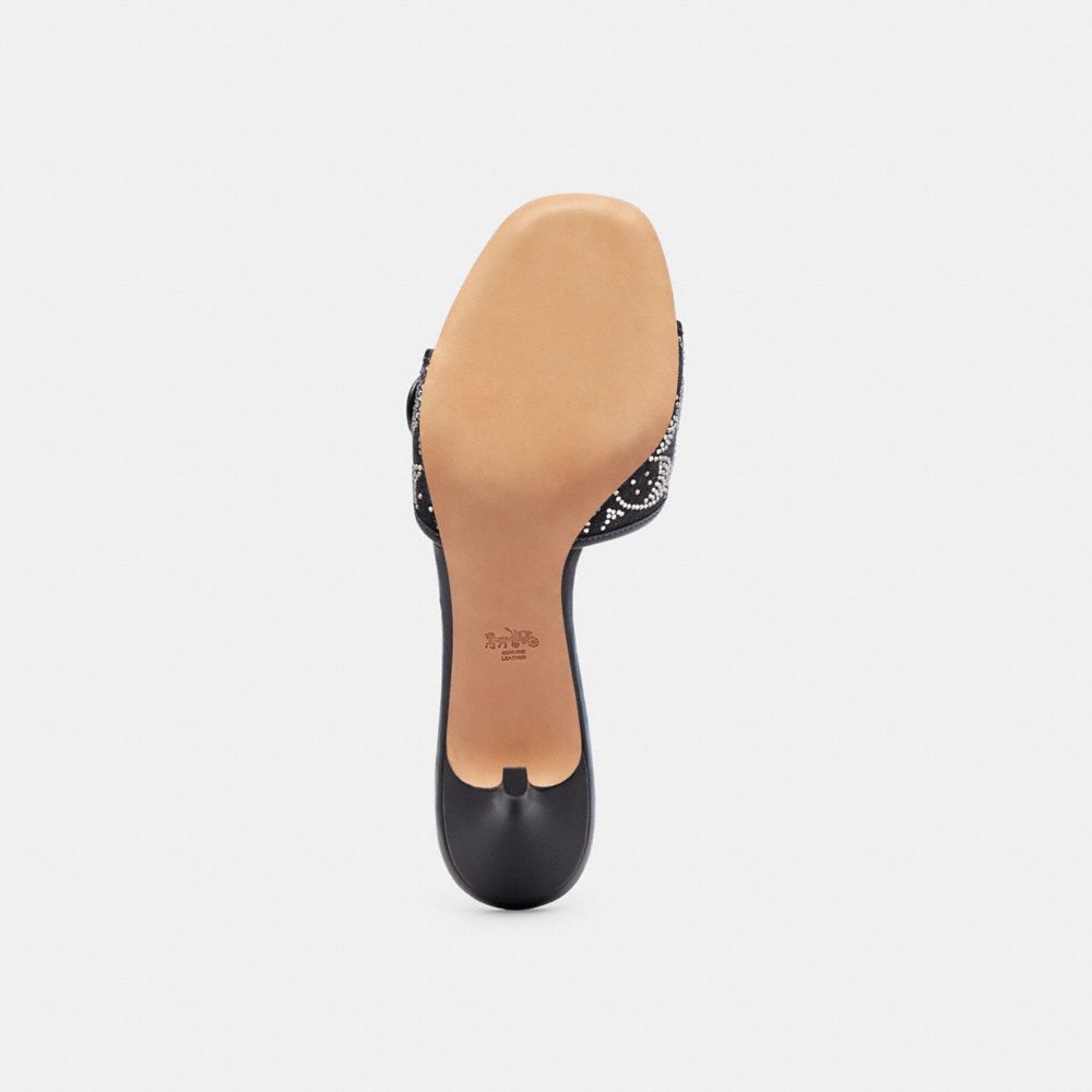 MARGOT SANDAL WITH CRYSTAL SIGNATURE