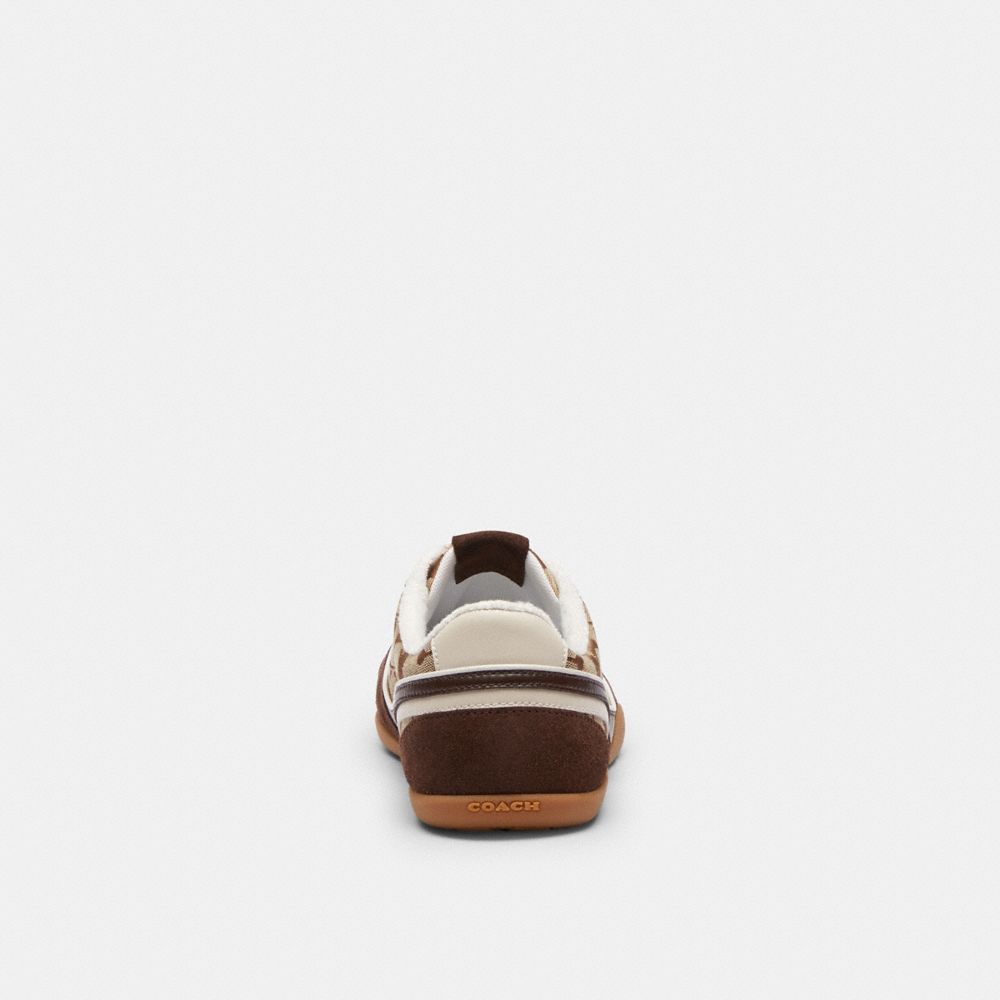 TRACK SNEAKER IN SIGNATURE JACQUARD