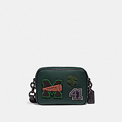 Flight Bag 19 With Varsity Patches - CG145 - Forest Multi