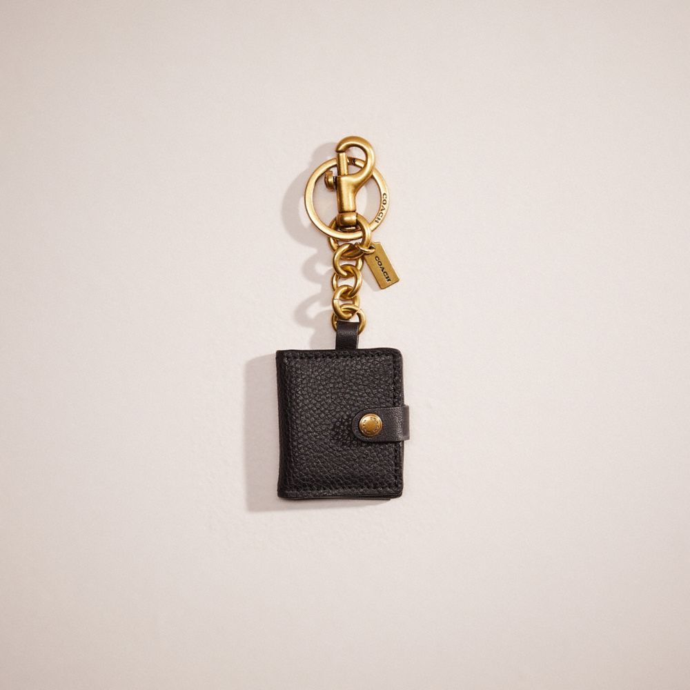CG620 - Remade Picture Frame Bag Charm Black