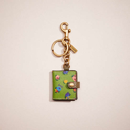CG620 - Remade Picture Frame Bag Charm Green Multi