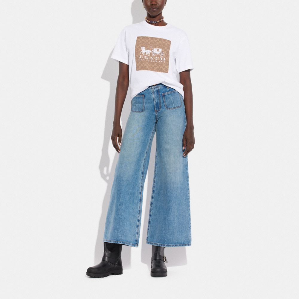 WIDE LEG JEANS