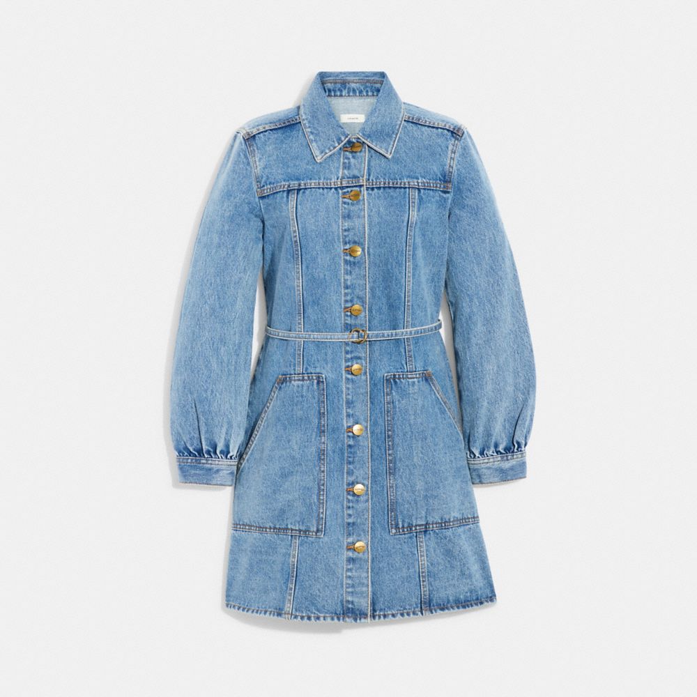 white christmas dresses Charlie B-C3229-156-Denim Dress-Medium Blue – The Coach Pyramids