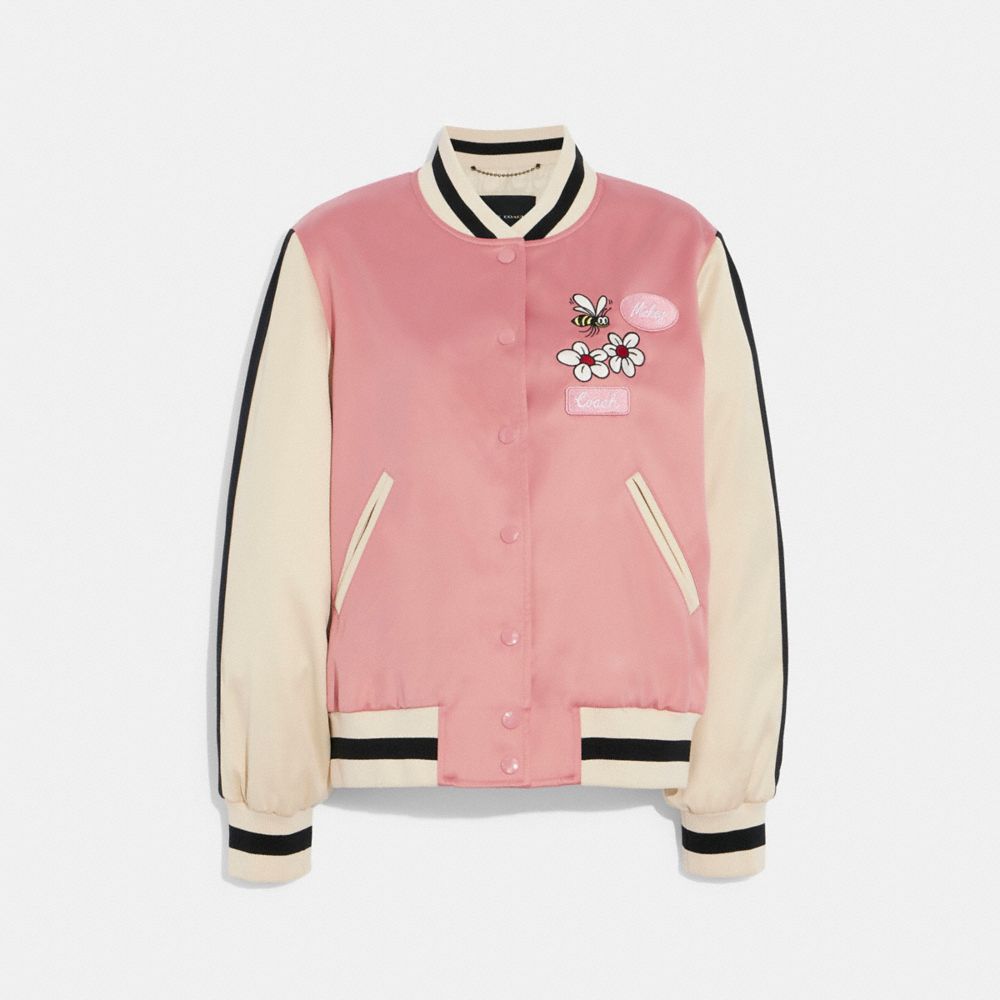 CG804 - Disney X Coach Souvenir Jacket Pink/Multi