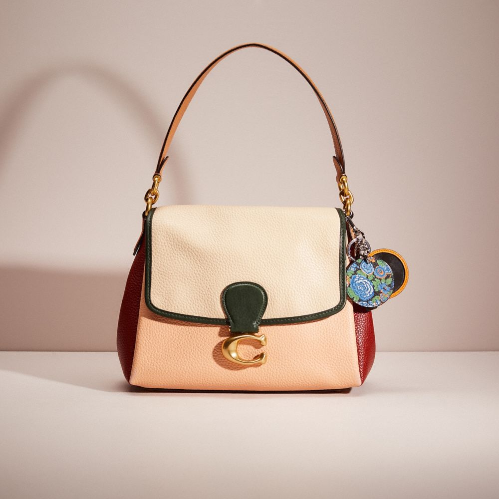 CG915 - Upcrafted May Shoulder Bag In Colorblock Brass/Ivory Blush Multi