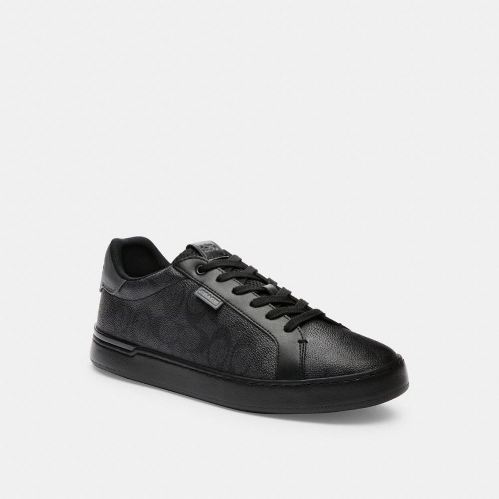 CG999 - Lowline Low Top Sneaker In Signature Canvas Charcoal