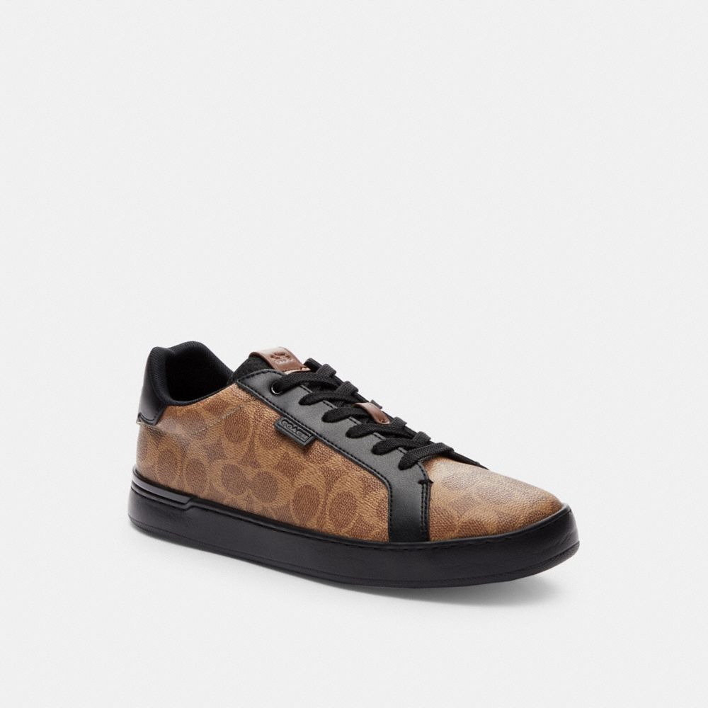 CG999 - Lowline Low Top Sneaker In Signature Canvas Tan/Black