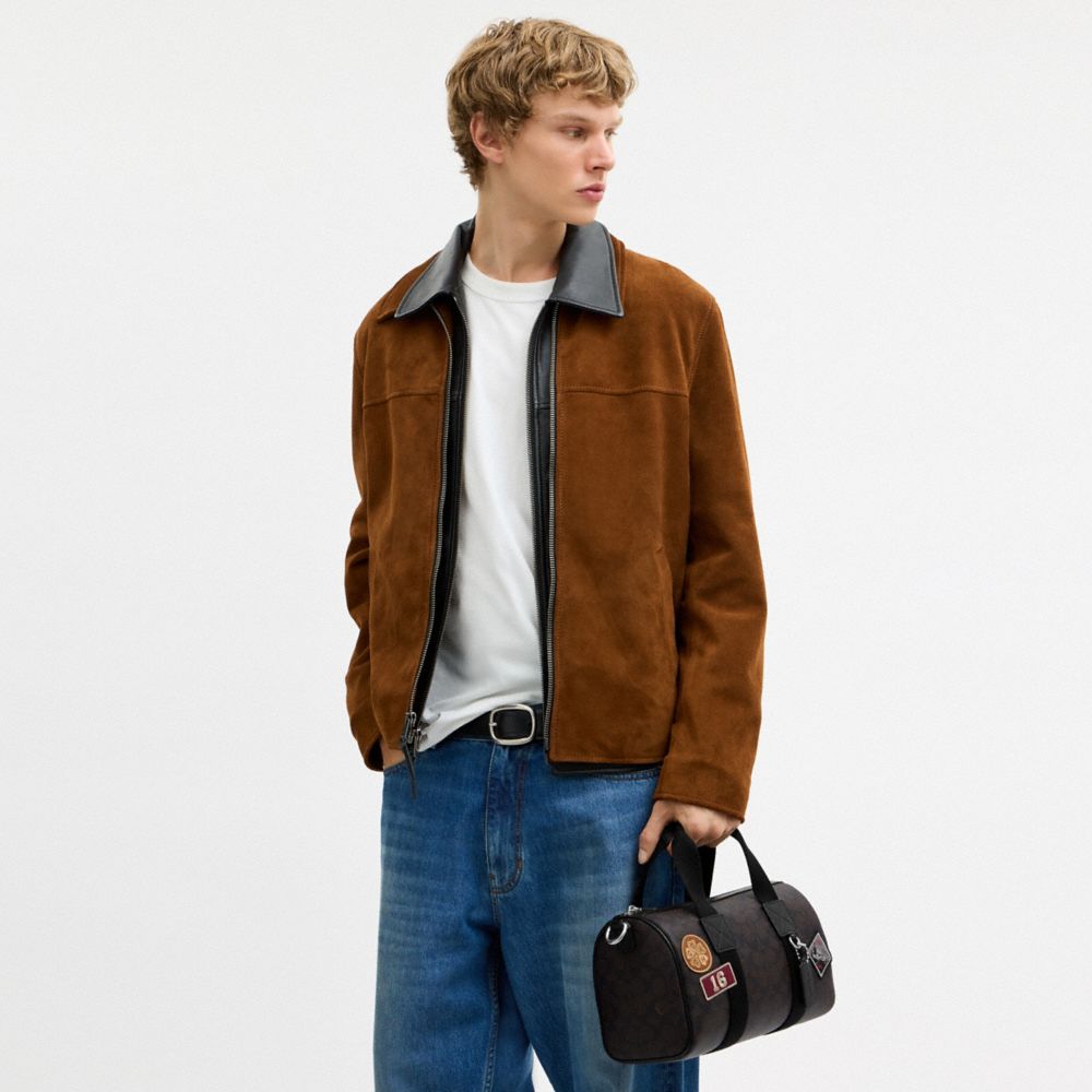 EXPLORER DUFFLE BAG 28 IN SIGNATURE CANVAS WITH PATCHES
