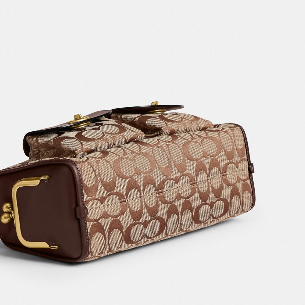TURNLOCK HAVERSACK 經典 SIGNATURE 提花織布 27 單肩手袋