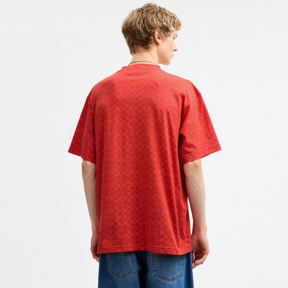 EAGLE SHORT SLEEVE RELAXED T-SHIRT IN ORGANIC COTTON