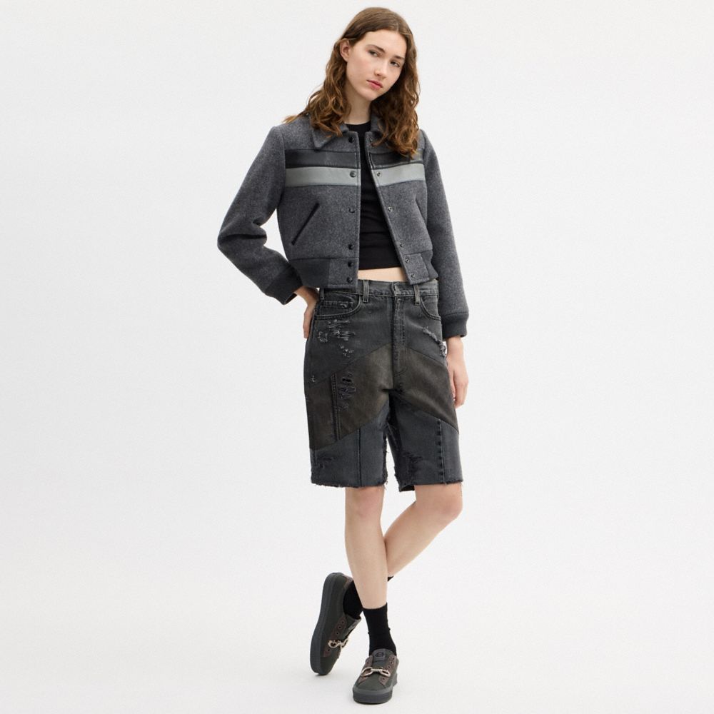DENIM SHORTS IN ORGANIC COTTON