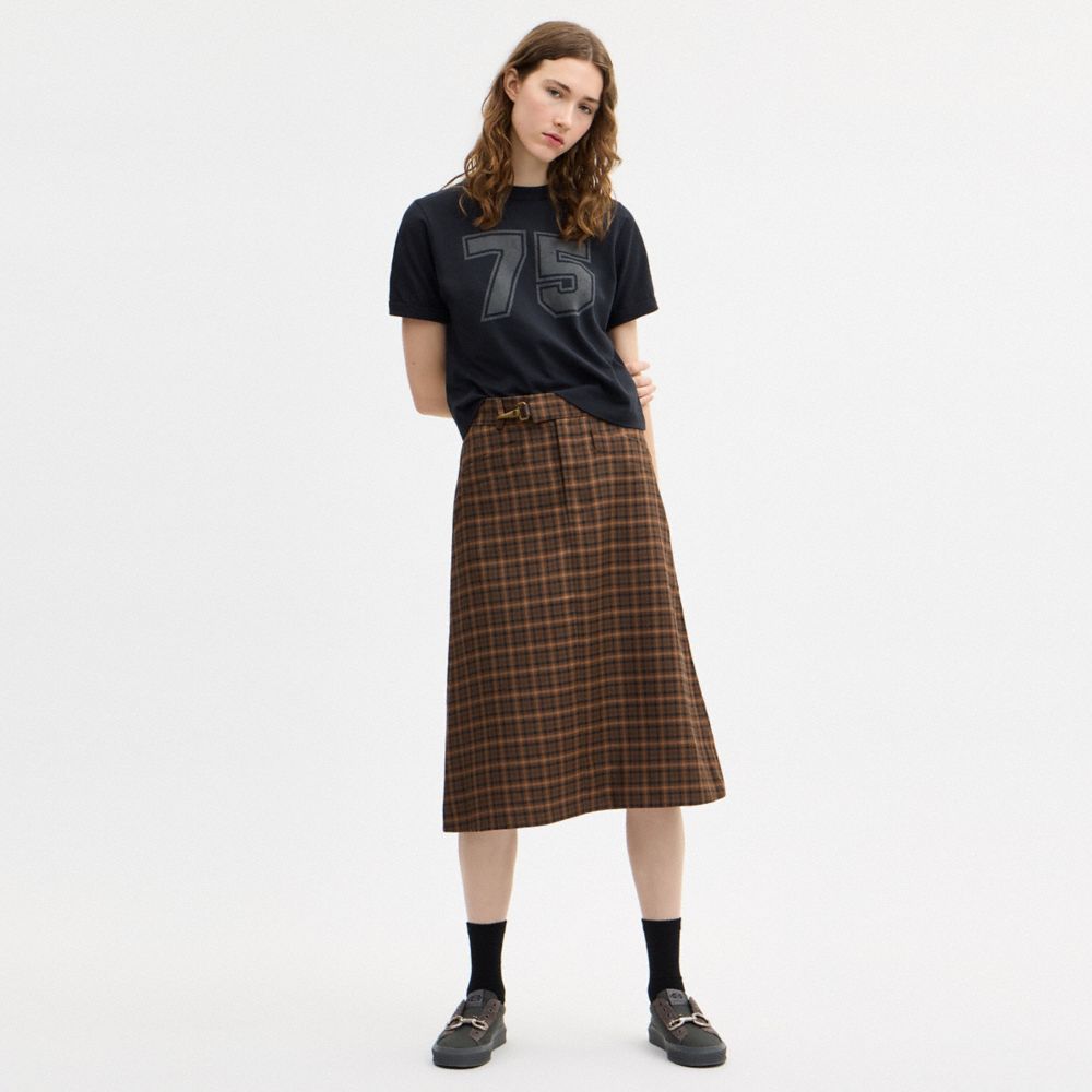 TONAL VARSITY T-SHIRT IN ORGANIC COTTON