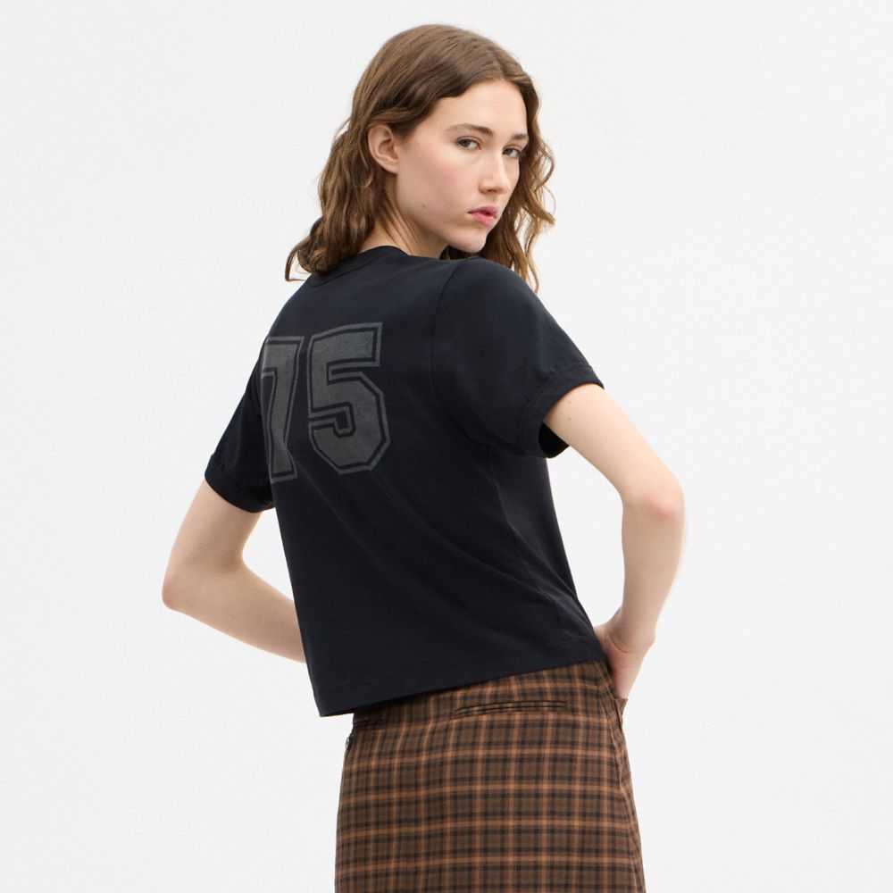 TONAL VARSITY T-SHIRT IN ORGANIC COTTON