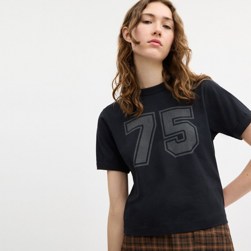 TONAL VARSITY T-SHIRT IN ORGANIC COTTON