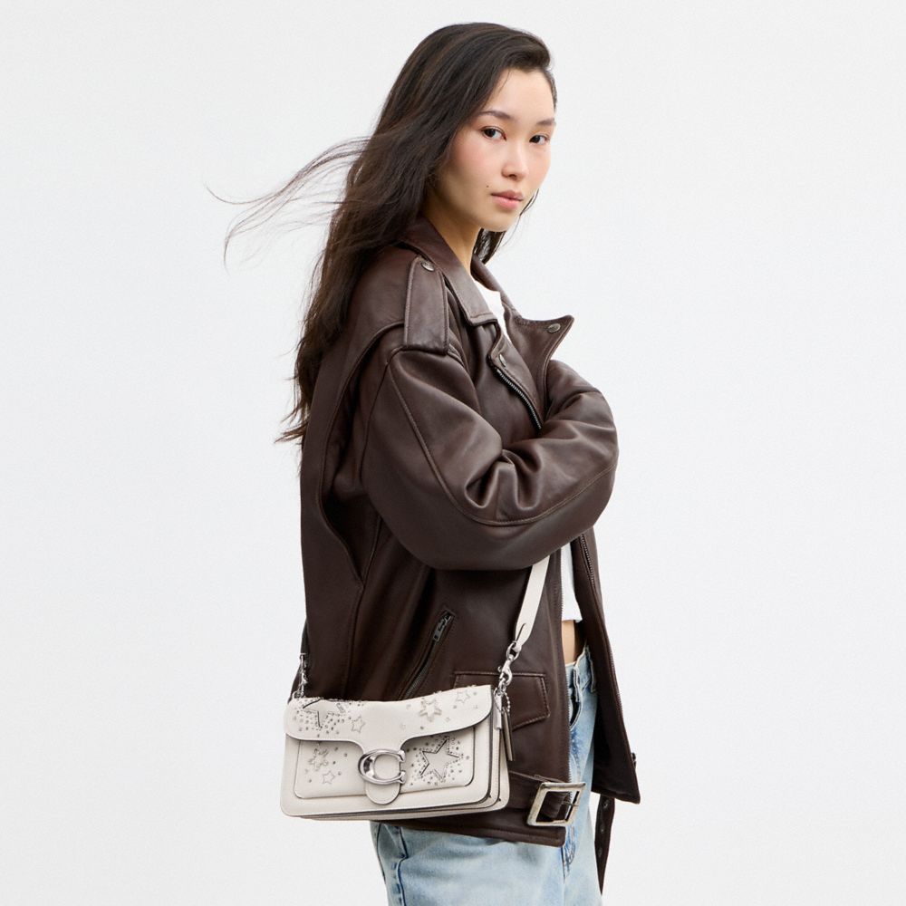 TABBY SHOULDER BAG 26 WITH CELESTIAL EMBROIDERY