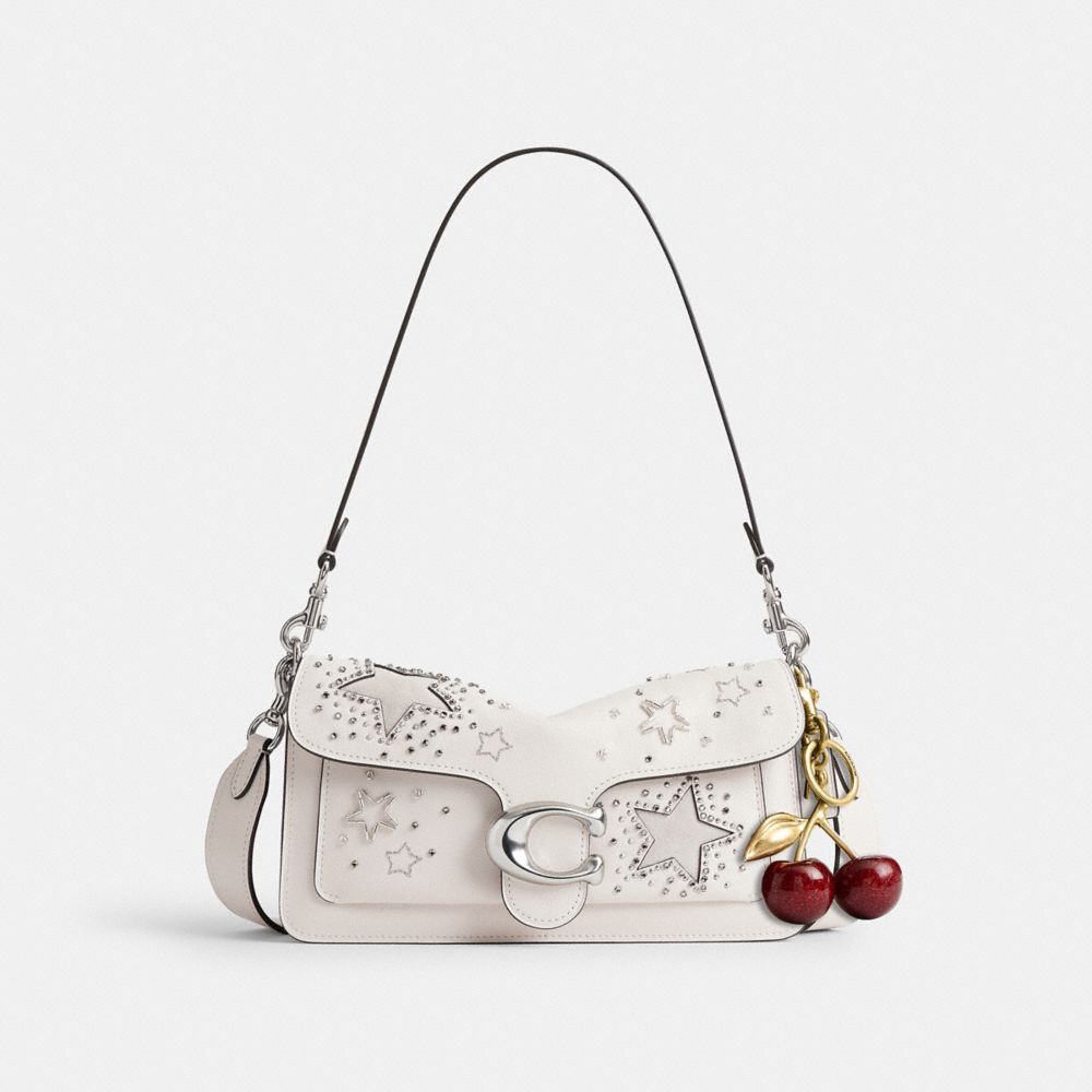 バッグ 00s archive coach enamel hand bag TABBY SHOULDER BAG 26 WITH CELESTIAL EMBROIDERY