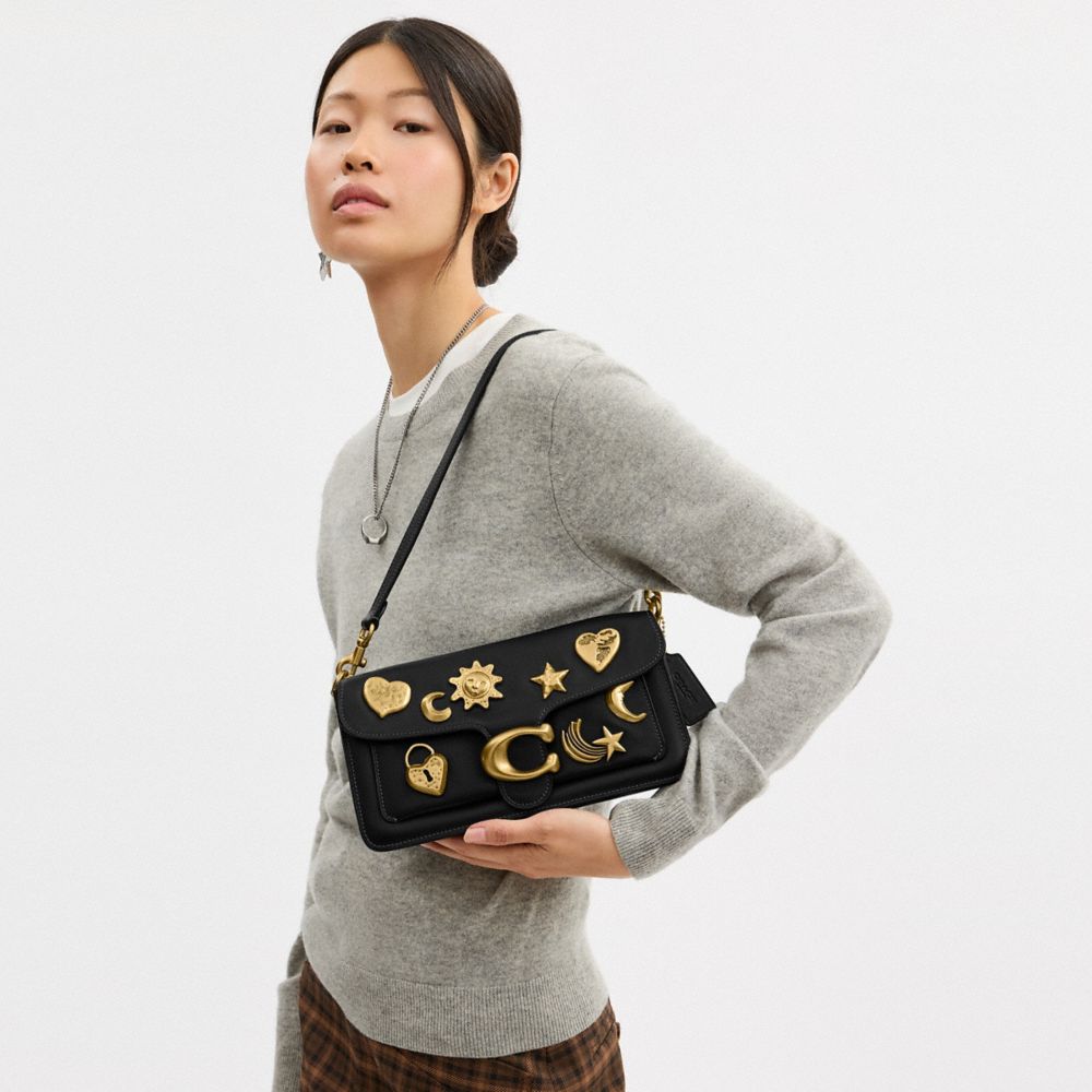 TABBY SHOULDER BAG 26 WITH CELESTIAL BROOCH