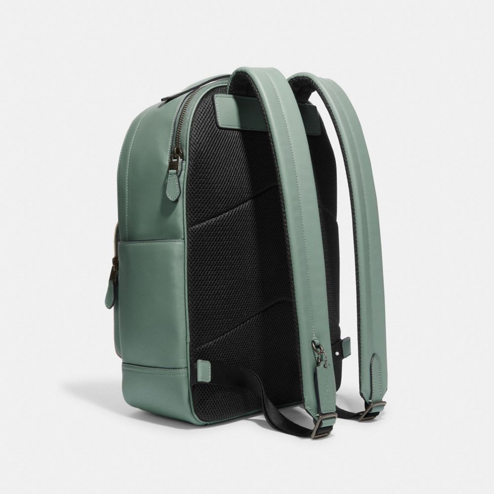 GRAHAM BACKPACK IN COLORBLOCK SIGNATURE CANVAS