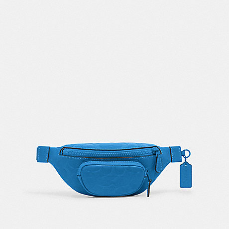 COACH CH073 Sprint Belt Bag 24 N Signature Leather 1-J/Blue-Jay