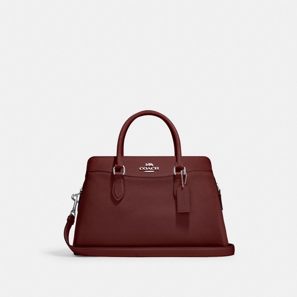 COACH CH172 Darcie Carryall SILVER/WINE