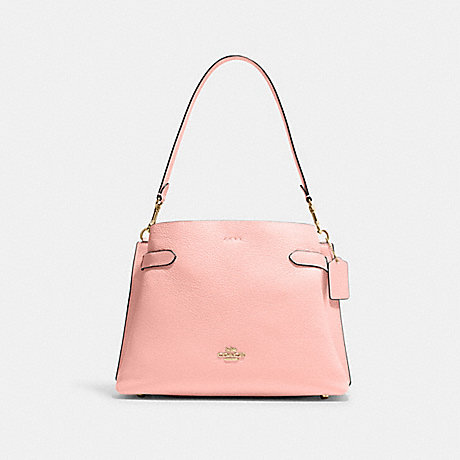 COACH CH194 Hanna Shoulder Bag Gold/Shell-Pink