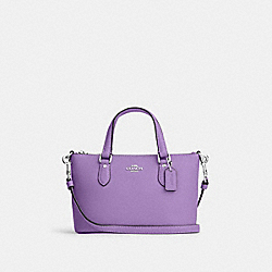 COACH CH198 Mini Gallery Crossbody SILVER/IRIS