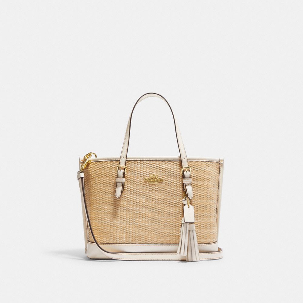 COACH CH210 Mollie Tote 25 GOLD/CHALK MULTI